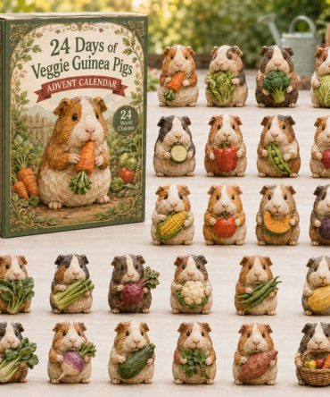 Autumn Harvest Guinea 2026 Advent Calendar — 24-Day Wooden Charm Countdown, Cozy Fall Decor & Gift-Ready Display