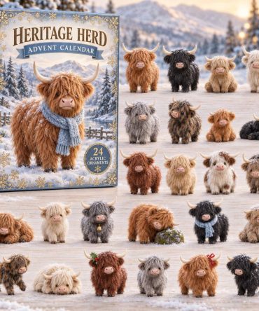 Heritage Herd 24-Day Acrylic Charm Advent Countdown — Classic Farm & Heritage Animal Charms For Nostalgic Holiday Decorating & Gifts