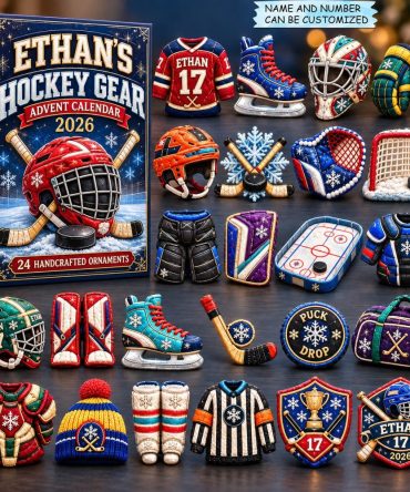 Ultimate Hockey Gear Collection Advent Calendar 2026 — 24-Day Acrylic Charm Countdown For Players & Collectors, Limited Edition