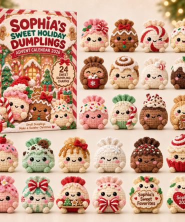 2026 Holiday Dumpling Charm Calendar - 24-Day Acrylic Countdown, Cute Foodie Collectible Gift For Kids & Adults