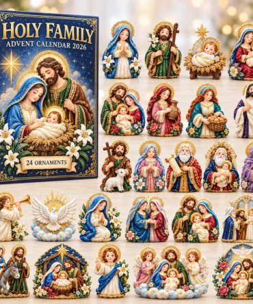 Holy Family Blessings Advent Calendar 2026 - 24-Day Acrylic Charm Countdown, Sacred Keepsakes & Faith-Filled Christmas Tradition