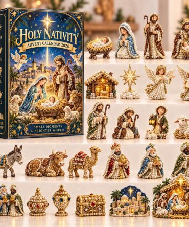 Holy Nativity 2026 Christmas Advent - 24-Day Nativity Countdown With Acrylic Charms, Traditional Story Keepsake