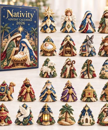 2026 Holy Nativity Countdown Calendar - 24-Day Acrylic Keepsake Set, Religious Advent Calendar For Families & Church Gifts