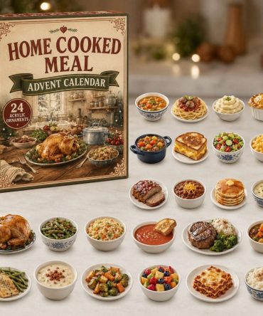 2026 Home-Cooked Meal Holiday Countdown Calendar — 24-Day Kitchen Charm Set With Acrylic Food Icons, Perfect Gift For Foodies & Cooks