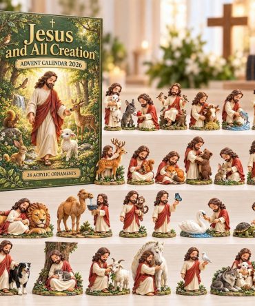Jesus & All Creation Advent Calendar 2026 — 24-Day Nature-Themed Acrylic Charm Countdown For Faithful Holiday Celebrations