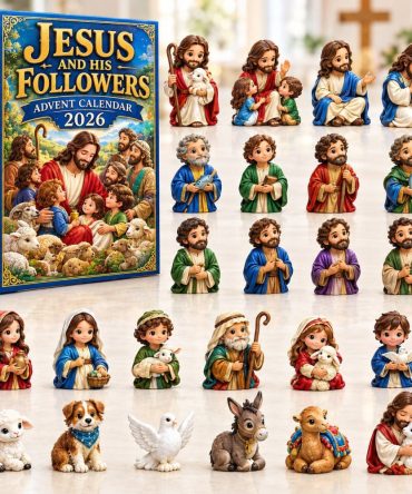 24-Day Nativity & Disciples Advent With Acrylic Charms — Jesus And Followers Faith-Based Countdown, Inspirational Keepsake Ornaments