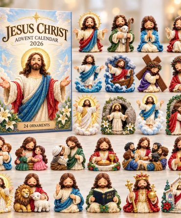 Jesus Christ Stories Advent Calendar 2026 - 24-Day Acrylic Charm Countdown With Biblical Scenes, Faith-Focused Family Gift