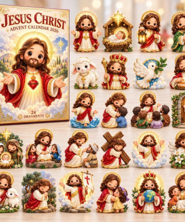 Jesus Love & Faith Advent Calendar 2026 - 24-Day Acrylic Charm Countdown, Inspirational Religious Gifts For Christmas
