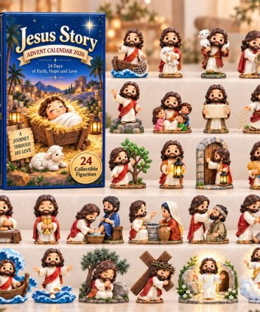 Jesus Story 2026 Advent Narrative - 24-Day Story Countdown With Acrylic Charms, Illustrated Devotional For Kids & Adults