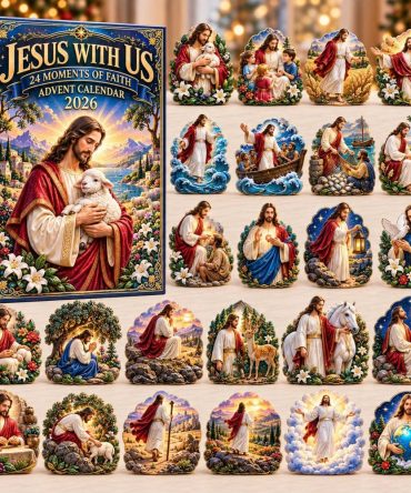 Jesus With Us 24-Day Advent Family Calendar - Acrylic Faith Charms, Heartfelt Christmas Countdown Keepsake 2026