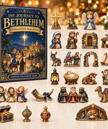 Journey To Bethlehem 2026 Advent Calendar — 24-Day Acrylic Charm Countdown For Family Devotions & Holiday Decor Gifts