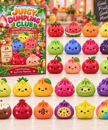 Juicy Dumpling Club 2026 Advent — 24-Day Squeeze Of Fun With Collectible Acrylic Charms, Holiday Countdown Gift Set