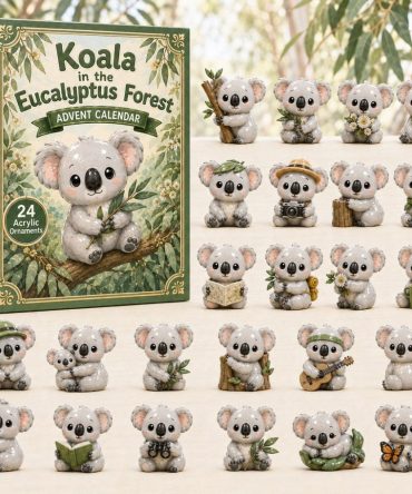 Koala Eucalyptus Forest Advent Calendar 2026 — 24 Nature-Inspired Acrylic Charms, Australian Wildlife Gift
