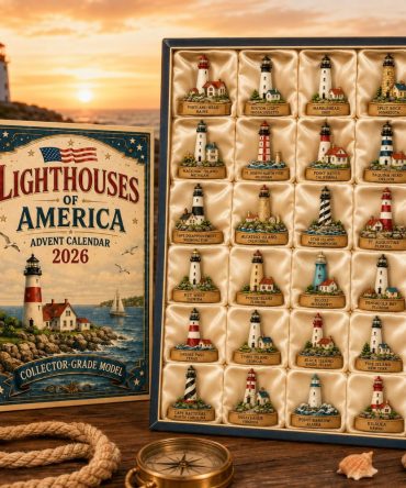 Golden Bay Lighthouses Countdown 2026 – 24-Day Acrylic Charm Advent For Coastal Collectors & Beach Lovers