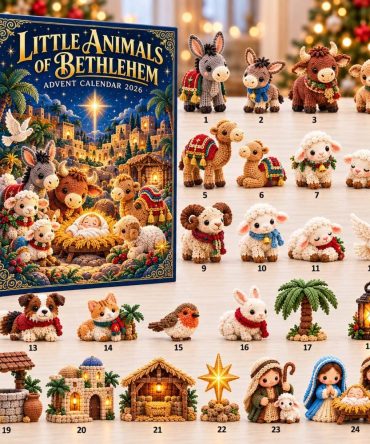 24-Day 2026 Little Animals Of Bethlehem Countdown — Faith-Inspired Acrylic Charm Advent With Reusable Display & Nativity Accents