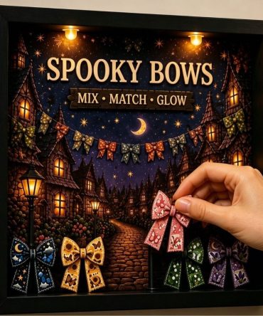 Little Bow Halloween Vacation Advent Calendar 2026 – 24-Day Cute Spooky Countdown With Bow-Themed Acrylic Charms & Holiday Gifts