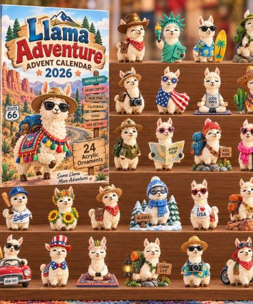 Llama Adventure Holiday Advent 2026 - 24 Acrylic Explorer Llama Charms, Daily Countdown For Little Adventurers