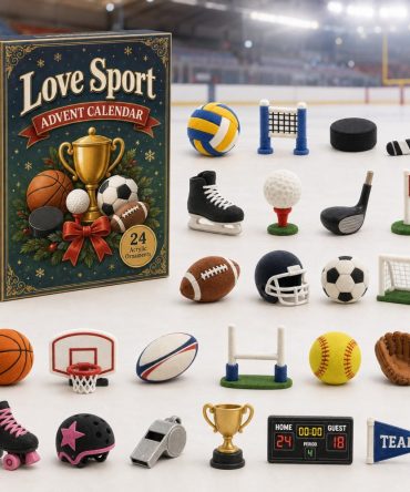 Love Sport 2026 Advent Calendar — 24 Athletic Acrylic Charms, Sports-Themed Countdown For Active Kids & Fans