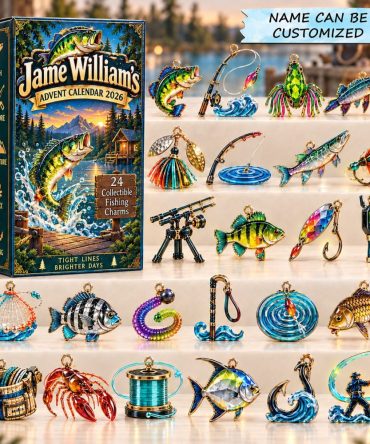 2026 Lure Box Hooked Wild 24-Day Fishing Advent — Acrylic Lure Charms, Perfect Gift For Anglers & Tackle Lovers