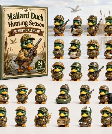 Limited Mallard Duck Hunting Countdown Calendar — 24 Collectible Acrylic Charms For Waterfowl Hunters, Gift-Ready Holiday 2026