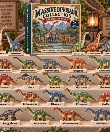 2026 Massive Dinosaur Collection Advent — 24 Oversized Acrylic Charms, Epic Holiday Countdown Gift For Dinosaur Fans & Collectors