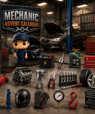 Mechanic Engine Shop Countdown 2026 – 24-Day Tool & Engine Acrylic Charms Advent Calendar, Ideal Gift For Auto Fans & Technicians