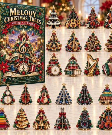 Melody Of Christmas Trees Advent Calendar 2026 — 24-Day Acrylic Charm Countdown, Musical Tree Ornaments & Gifts