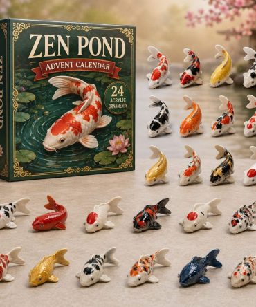 2026 Mini Koi Fish 24-Day Advent Countdown — Acrylic Charm Calendar For Aquatic Fans, Gifts For Kids & Collectors