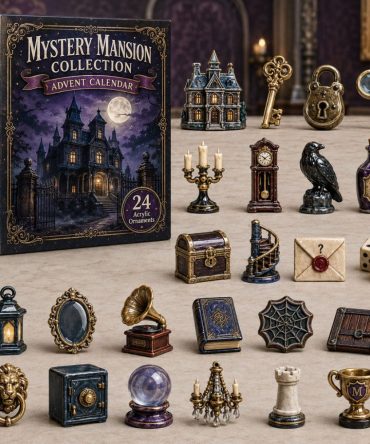 Haunted Mystery Mansion 2026 Countdown — 24 Spooky Acrylic Charms Advent Calendar, Collector’S Holiday Surprise Box