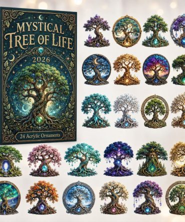 2026 Mystical Tree Of Life Countdown Calendar — 24 Enchanted Acrylic Charms, Spiritual & Decorative Holiday Advent Gift