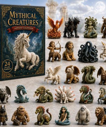 Mythical Legends Countdown 2026 - 24-Day Acrylic Charm Advent Calendar With Legendary Creatures & Fantasy Icons