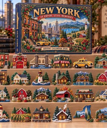 2026 New York City Holiday Advent Calendar — 24-Day Christmas Countdown With Acrylic Nyc Charms, Travel Gift & Home Decor