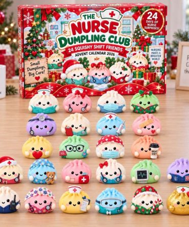 2026 Nurse Dumpling Club Advent Calendar: 24-Day Acrylic Charm Set - Medical-Themed Holiday Countdown Gift For Nurses