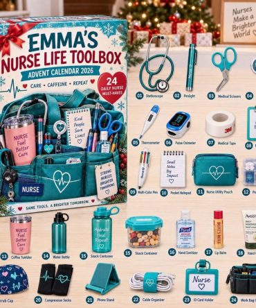 Nurse Toolbox Advent Calendar 2026 — 24-Day Nurse Life Countdown With Acrylic Tool & Medical Charms, Practical Gift For Nurses