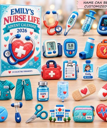 Medical Nurse Advent Calendar 2026 — 24-Day Healthcare Essentials Countdown With Acrylic Charms, Ideal Gift For Nurses & Clinicians