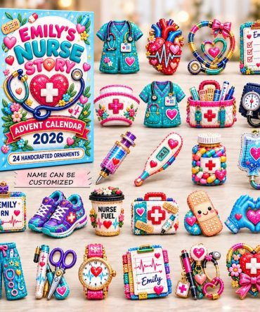 Nurse Story Advent Calendar 2026 — 24 Medical-Themed Acrylic Charms, Daily Countdown Gift For Nurses & Healthcare Heroes