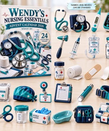 2026 Nursing Essentials Advent Calendar — 24-Day Practical Medical Countdown With Acrylic Charms For Nurses