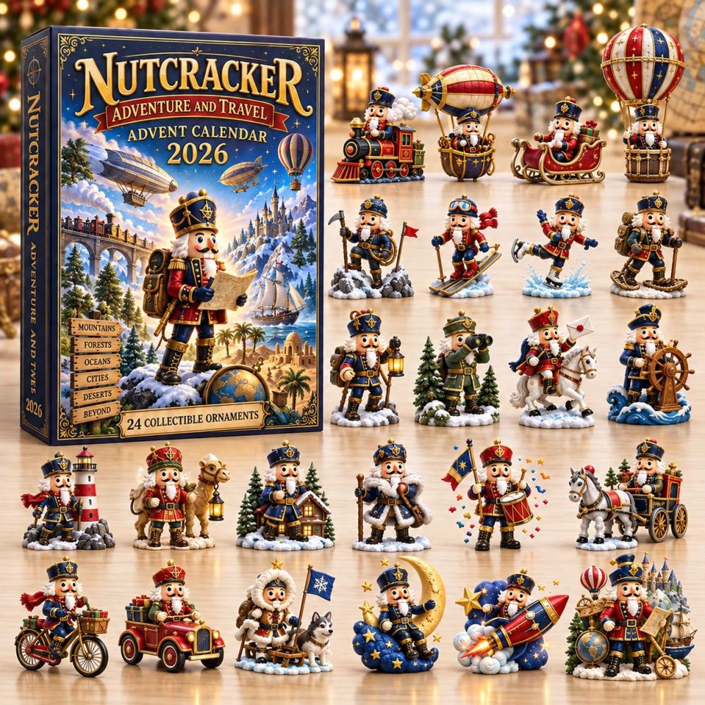 2026 Nutcracker Adventure Advent Calendar - 24-Day Storybook Countdown With Acrylic Charms, Fun Collectible Gift For Families