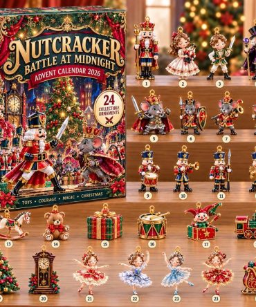 Midnight Nutcracker Battle Advent Calendar 2026 — 24-Day Holiday Countdown With Acrylic Charms, Dramatic Christmas Scene Collector Piece