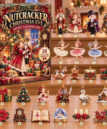 Limited Edition Nutcracker Holiday Advent Calendar 2026 — 24-Day Christmas Eve Countdown With Acrylic Charm Ornaments, Collector Gift