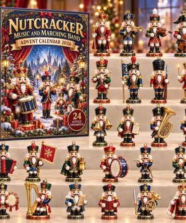 2026 Nutcracker Music Holiday Advent Calendar - 24-Day Musical Countdown With Acrylic Charms, Collector'S Gift For Ballet Fans