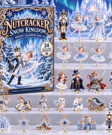 Nutcracker Snow Kingdom 2026 Holiday Advent — 24-Day Countdown With Acrylic Charms, Winter Ballet Collectible Gift