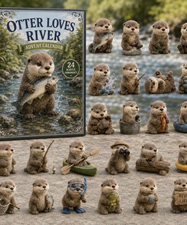 River Otter 24-Day 2026 Acrylic Charm Countdown - Charming River Otter Holiday Calendar, Collectible Animal Gift For Nature Lovers