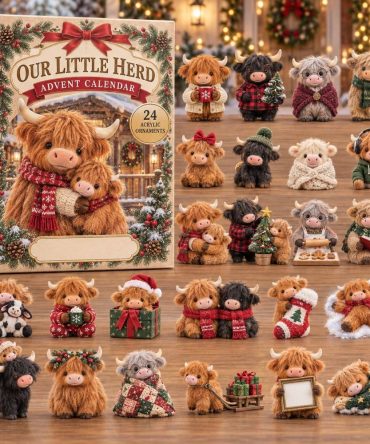 Our Little Herd 24-Day Acrylic Charm Advent Countdown — Farm Animal Miniature Charms For Child-Friendly Holiday Tradition & Gifts