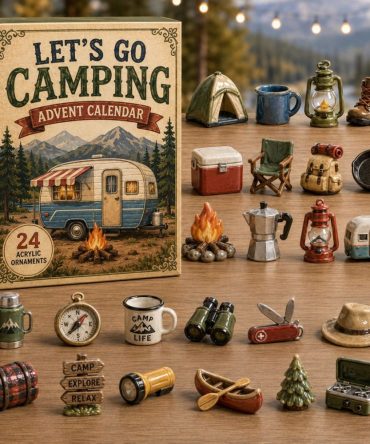 2026 Outdoor Gear Countdown Calendar — 24 Mini Acrylic Adventure Charms, Gift For Campers, Hikers & Outdoor Enthusiasts
