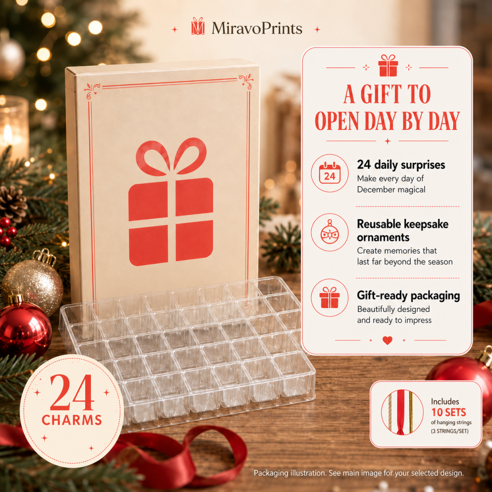 Turkey Vulture 24-Day Acrylic Charm Countdown Calendar — Unique Raptor-Themed Gift Set For Bird Lovers, Collectors & Halloween Fans - Image 5