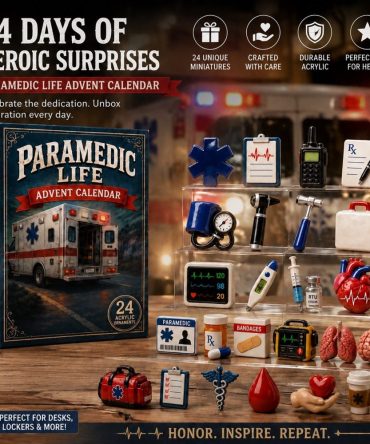 Paramedic Hero Advent Calendar 2026 – 24 Days Of Collectible Acrylic Charms, Heartfelt Countdown Gift For Medical First Responders