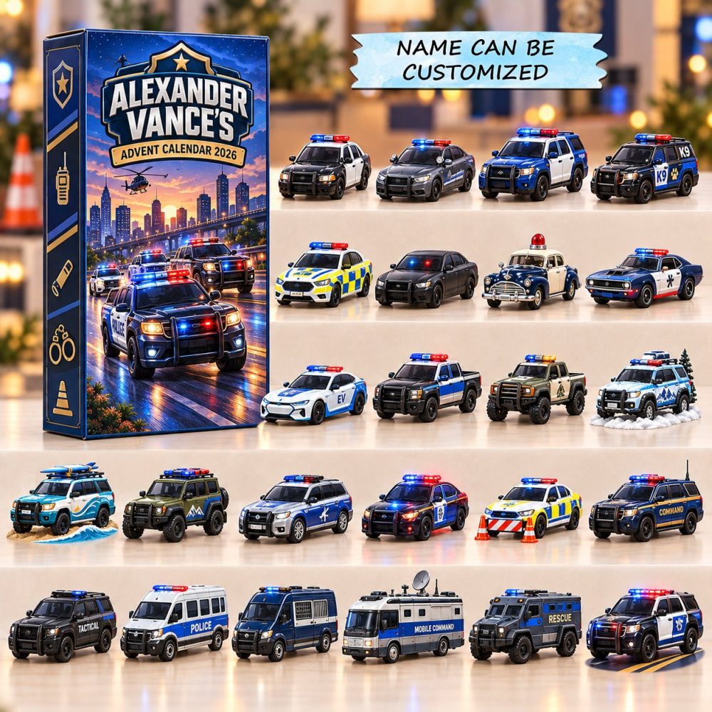 Patrol Fleet 2026 Countdown Calendar — 24-Day Acrylic Charm Advent Set, Naval & Rescue Fleet Miniature Gift For All Ages