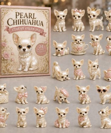 Limited-Edition 2026 Chihuahua Holiday Countdown — 24 Surprise Acrylic Charms Advent Calendar For Dog Lovers, Gift-Ready