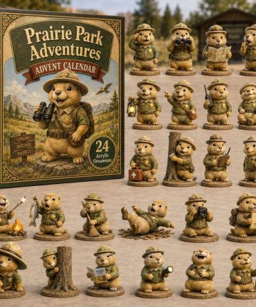 Prairie Park Adventures 24-Day 2026 Acrylic Charm Countdown - Outdoor Animal Holiday Calendar, Collectible Charms For Kids